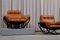 Fauteuils en Cuir & en Acier par Lennart Bender pour Wilo, 1968, Set de 2 4