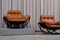 Leather & Steel Armchairs by Lennart Bender for Wilo, 1968, Set of 2 4