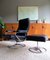 Mid-Century Leather & Chrome Lounge Chair & Ottoman from Ekornes, 1970s 6