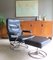 Fauteuil & Ottomane Mid-Century en Cuir & en Chrome de Ekornes, 1970s 17