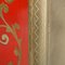 Credenza antica in foglia d'oro e laccata rossa di Fratelli Ugolini, Immagine 7