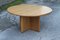 Vintage French Round Oak Coffee Table 11