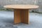 Vintage French Round Oak Coffee Table 18