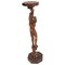 Antique Venetian Walnut Sculptural Pedestal Table, Image 4