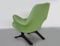 Mid-Century Italian Green Lounge Chair from Tecno 2