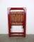 Vintage Red Folding Chair by Aldo Jacober for Alberto Bazzani, Image 10