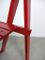 Roter Vintage Klappstuhl von Aldo Jacober für Alberto Bazzani 13