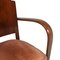 Italian Walnut & Velvet Bridge Chairs by Gaetano Borsani, 1930s, Set of 2 7