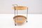 Rattan & String Serving Trolley, 1960s, Image 1