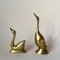 Vintage German Brass Bird Figurines, Set of 2 1