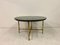 Large Marble and Brass Faux Bamboo Coffee Table, 1960s 10