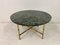 Large Marble and Brass Faux Bamboo Coffee Table, 1960s 7