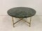 Large Marble and Brass Faux Bamboo Coffee Table, 1960s, Image 7