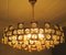 Large Mid-Century Brutalist Gilt Brass & Crystal Chandelier from Palwa, 1960s 14