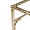 Mid-Century Gilt Metal and Smoked Glass Coffee Table by Jacques Adnet for Maison Baguès 4