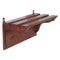 Small Antique Tyrolean Hand-Carved Walnut Wall Shelf 2