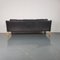 Black Leather Mogensen Style 3-Seater Sofa, 1970s 8