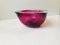 Murano Sommerso Glass Bowl by Flavio Poli, 1960s 4