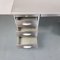 Vintage Industrial Double Pedestal Polished Steel Desk 6