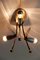 Plafón o lámpara de techo Sputnik alemana con tres brazos, años 50, Imagen 12