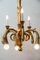 Vintage Carved Wood Chandelier, 1930s 9