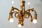 Vintage Carved Wood Chandelier, 1930s, Image 22