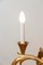 Lámpara de araña vintage de madera tallada, años 30, Imagen 14
