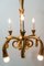 Vintage Carved Wood Chandelier, 1930s, Image 8