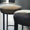 Powder-Coated Steel & Leather Diana Bar Stool by Casa Botelho 17