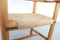 Vintage Esszimmerstühle aus massivem Pinienholz & Papierkordel von Rainer Daumillerm, 4er Set 14
