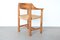 Vintage Esszimmerstühle aus massivem Pinienholz & Papierkordel von Rainer Daumillerm, 4er Set 6