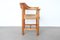Chaises de Salon Vintage en Pin Massif & en Ficelle de Papier par Rainer Daumillerm, Set de 4 7