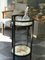 Art Deco Style Steel Powder Coated & Marble Diana Drinks Trolley by Casa Botelho 9