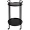 Art Deco Style Steel Powder Coated & Marble Diana Drinks Trolley by Casa Botelho 1