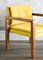 Natural Walnut and Lino Bacco Carver Chair by Casa Botelho, Image 2