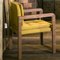 Natural Walnut and Lino Bacco Carver Chair by Casa Botelho, Image 5