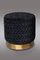 Velvet Tresse & Brass Diana Pouf by Casa Botelho, Image 11