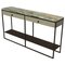 Eros Console with Drawers in Marble & Powder Coated Steel by Casa Botelho 1