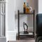 Bacco Console Side Table in Steel with Marble Surfaces by Casa Botelho 2