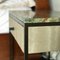 Marble, Ultraleather & Powder Coated Steel Eros Bedside Table by Casa Botelho 5