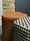 Ultra-Leather & Brass Ermes Pouf by Casa Botelho 4