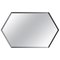 Espejo Eros Hexagon de acero de Casa Botelho, Imagen 1