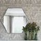 Miroir Eros Hexagonal Style Industriel en Acier par Casa Botelho 10