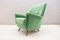 Green Italian Armchair, 1950s 1