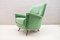 Green Italian Armchair, 1950s, Image 1