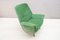 Green Italian Armchair, 1950s 3