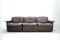 Vintage DS12 Modular Brown Leather Sofa from de Sede, Set of 6, Image 3