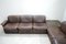 Vintage DS12 Modular Brown Leather Sofa from de Sede, Set of 6, Image 26