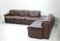 Vintage DS12 Modular Brown Leather Sofa from de Sede, Set of 6, Image 28