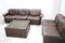 Vintage DS12 Modular Brown Leather Sofa from de Sede, Set of 6, Image 21